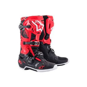 Botas Tech 10 Rojo/Negro