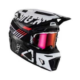 Casco Moto 9.5 Carbono + Goggles Velocity