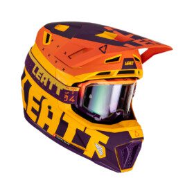 Casco Moto 7.5 + Goggles Velocity