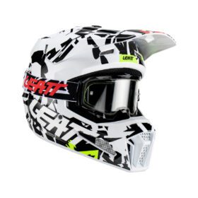 Casco Moto 3.5 + Goggles Velocity