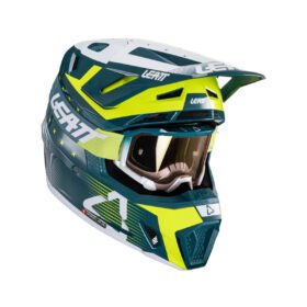 Casco Moto 7.5 + Goggles Velocity Acid/Fuel