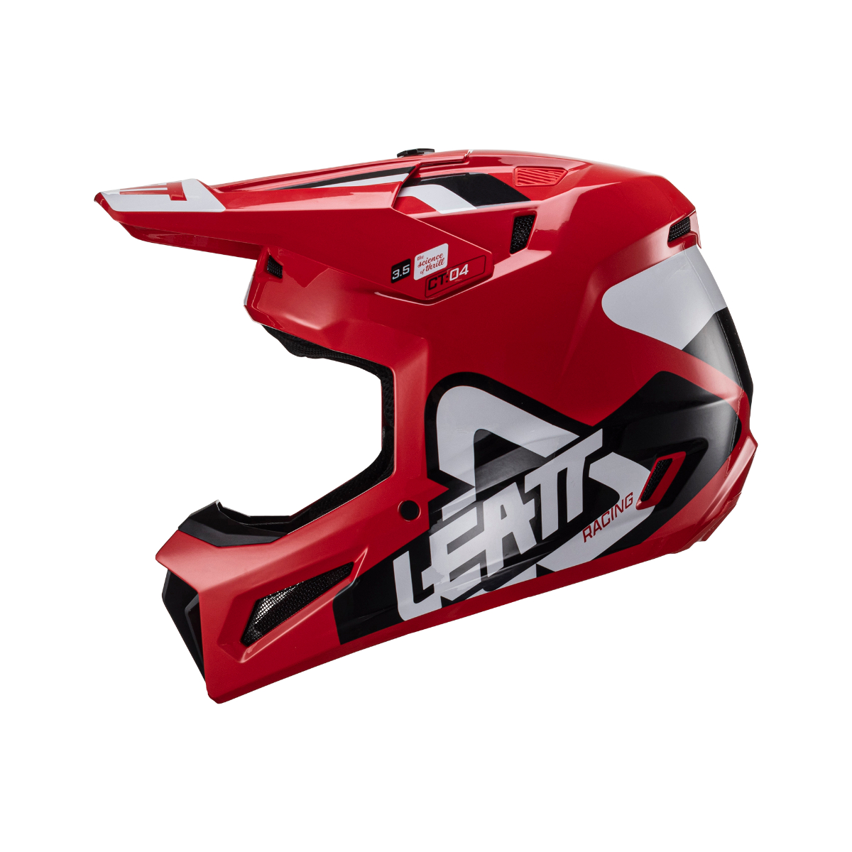 Casco Moto 3.5 + Goggles Velocity Rojo