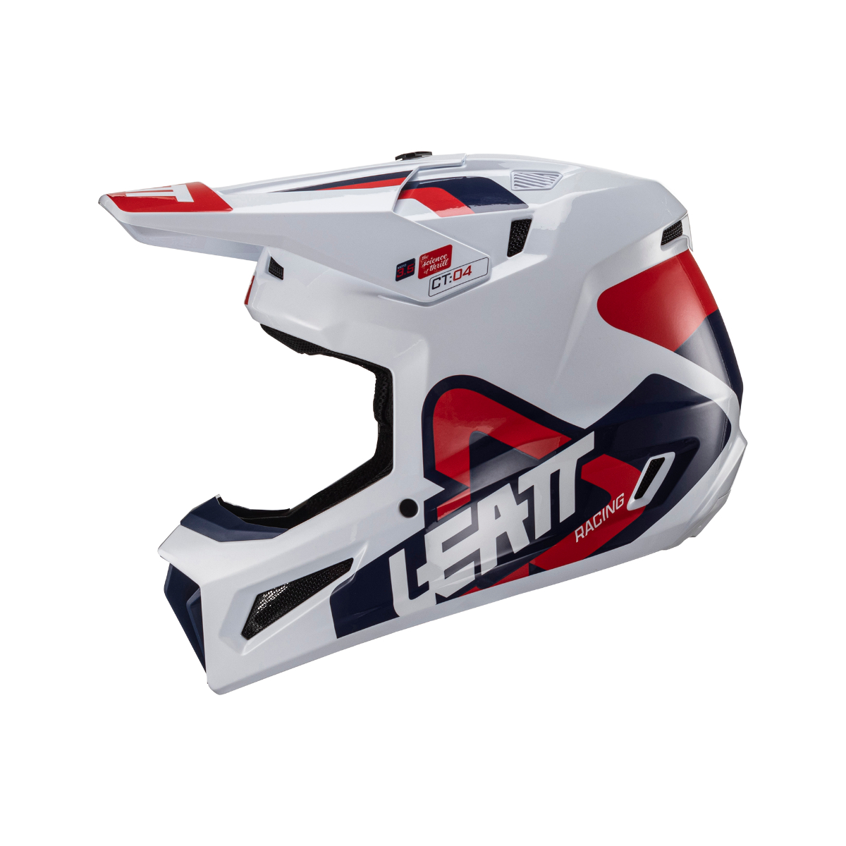 Casco Moto 3.5 + Goggles Velocity Blanco