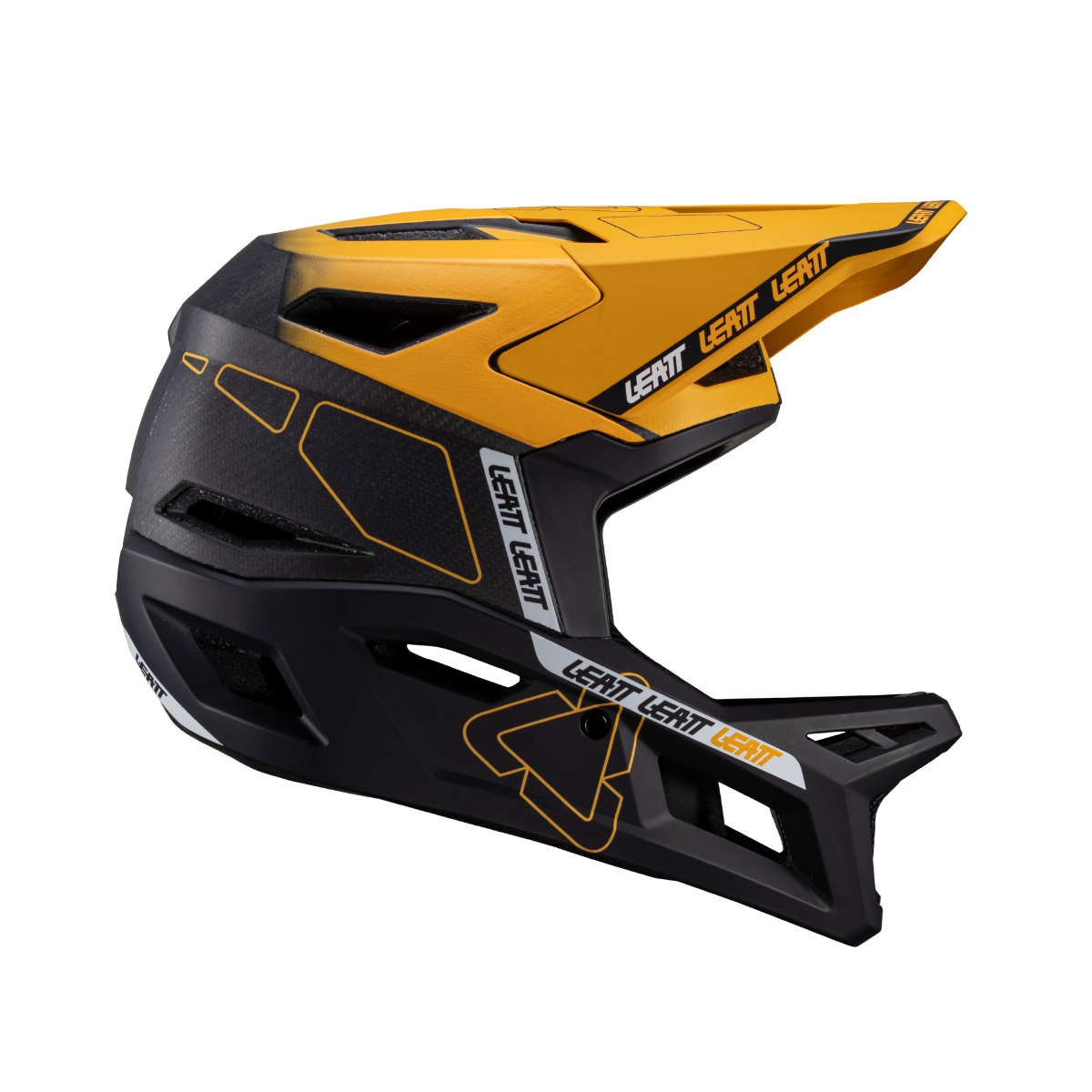 Casco MTB Gravity 6.0 Carbon Gold