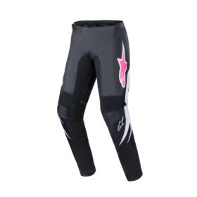 Pantalon Mujer Stella Fluid Negro/Rosado