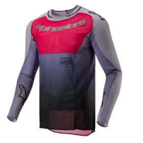 Jersey Supertech Dade Gris/Rojo