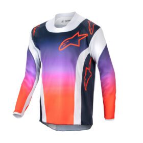 Jersey Niño Racer Hoen Gris/Naranja/Azul