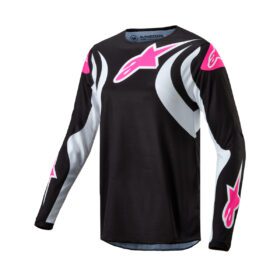 Jersey Mujer Stella Fluid Negro/Rosado