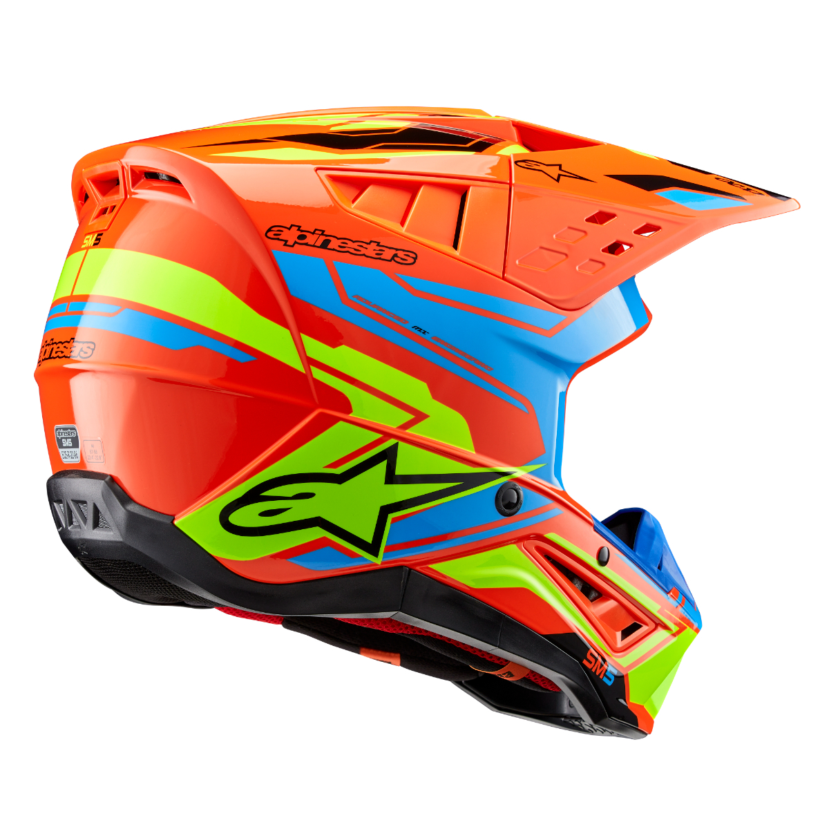 Casco SM5 Action 2 Naranja/Azul