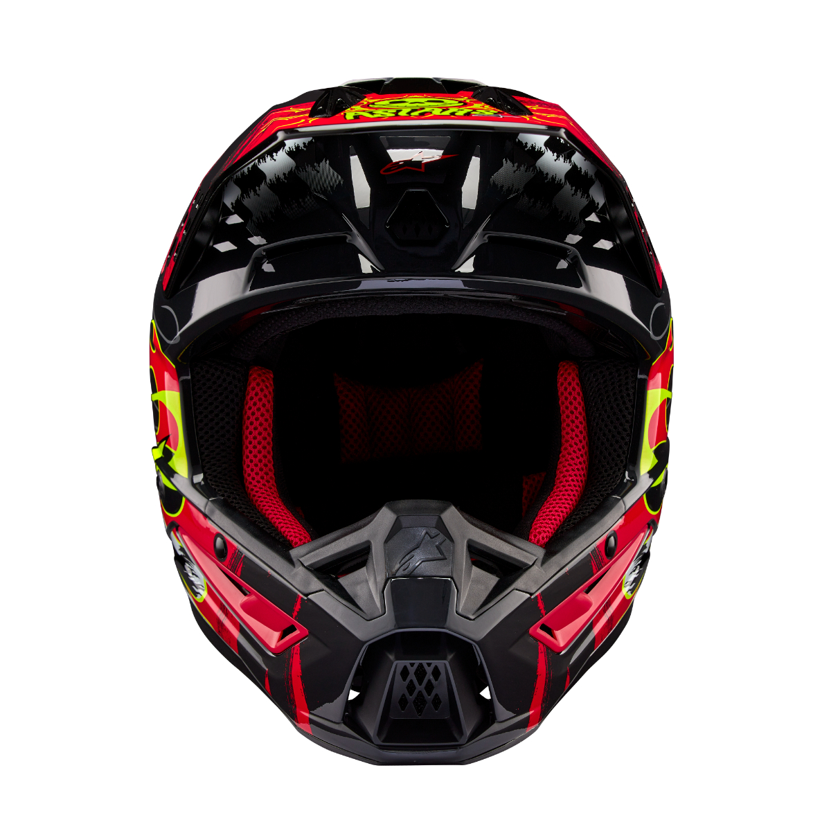 Casco SM5 Rash Negro/Rojo