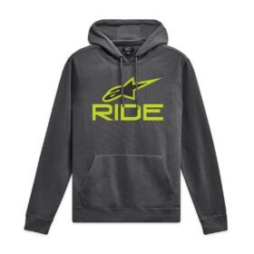 Polera Con Capucha Ride 4.0 Verde Fluor