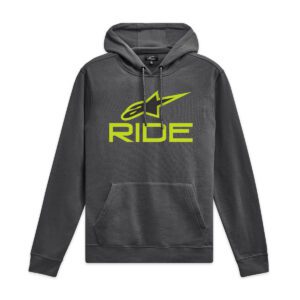 Polera Con Capucha Ride 4.0 Verde Fluor