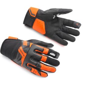 GUANTES DUKE NEGRO/NARANJA