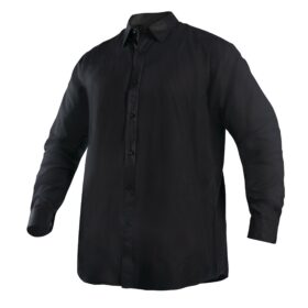 CAMISA MANGA LARGA OXFORD NEGRO