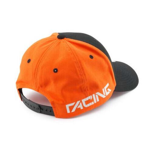 GORRO TEAM CURVO NEGRO/NARANJA