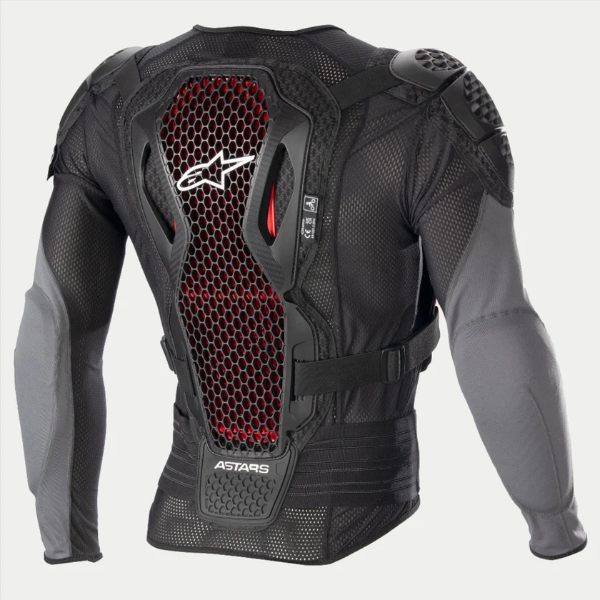 BODY ARMOR BIONIC PLUS V2 NEGRO/ROJO